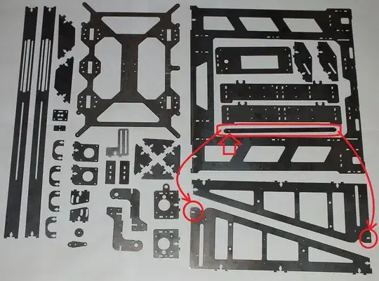P3Steel v.4 frame parts