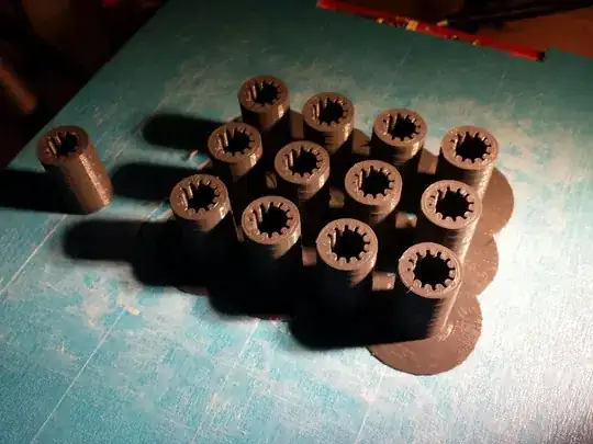 Photo of a number of 3D printed models that printed well Photo of a number of 3D printed models that printed well