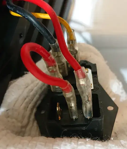 Ender 3 mains input, different angle