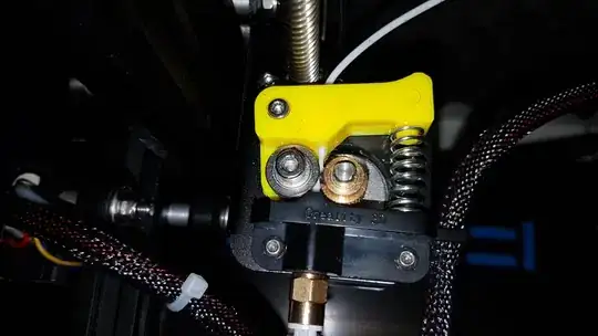 Angle of inserted filament