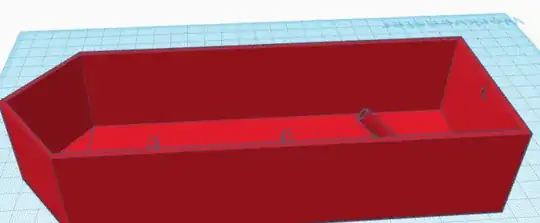 Screenshot of a boat modeled in Tinkercad Screenshot of a boat modeled in Tinkercad