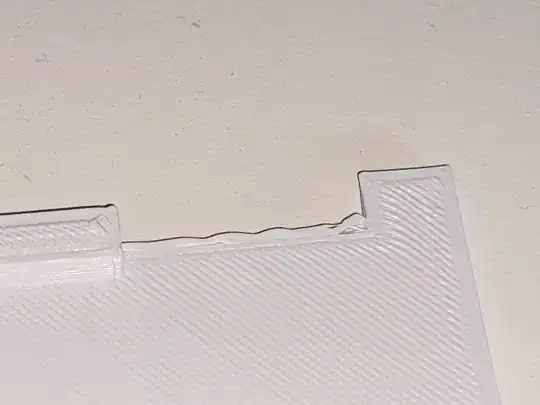 Warped wall close up