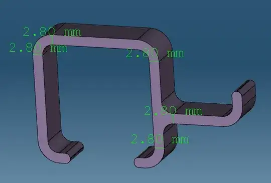 3D model with dimensions