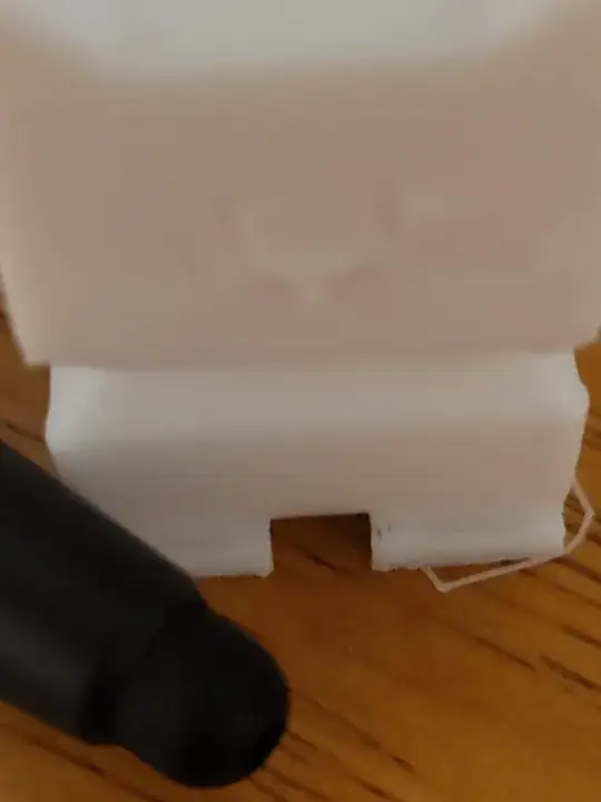 Base of finished print