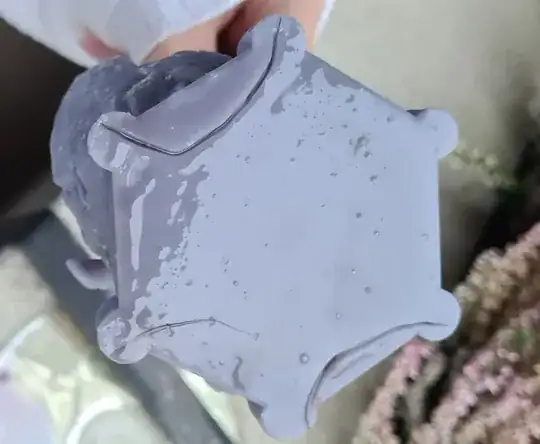 Base of 3D print Base of 3D print