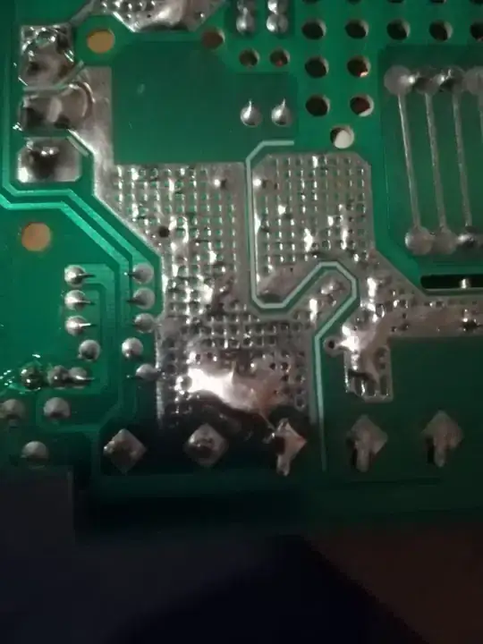 Close up of PCB Close up of PCB