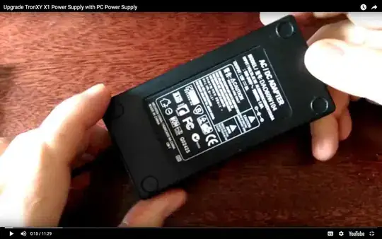 TronXY power brick power rating TronXY power brick power rating