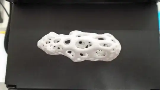 Top view of voronoi bear