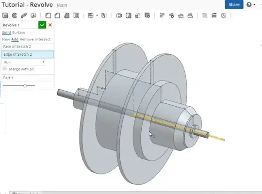 sketch after revolve