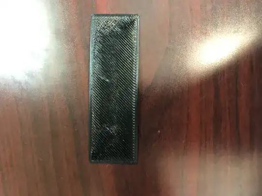 As you can see, the surface is very rough and full of ridges