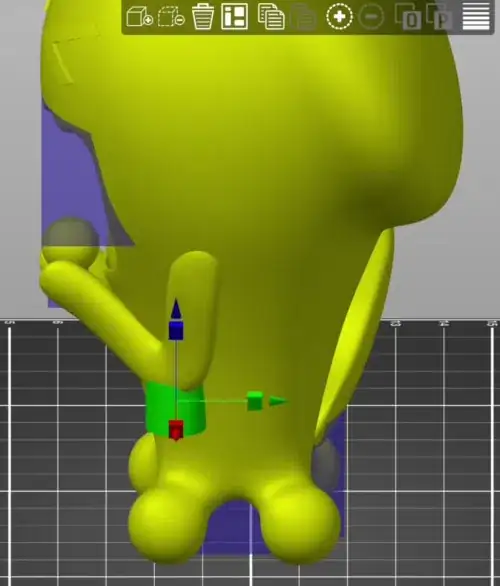 Putting second cylinder support enforcer in place