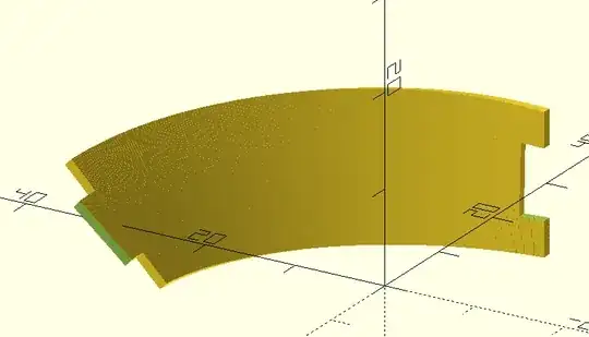 Quadrant 1 piece with tabs Quadrant 1 piece with tabs