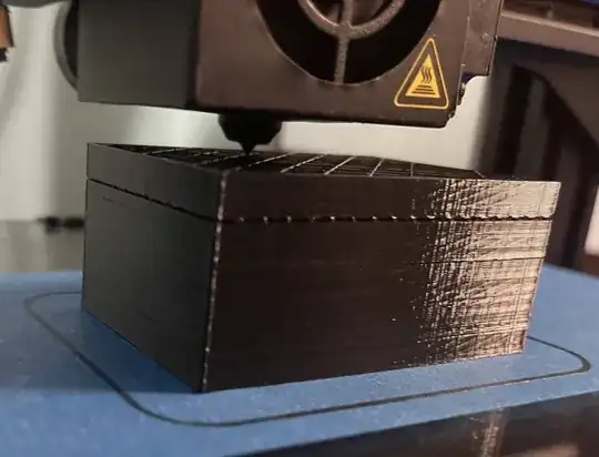 Photo of print with dotted line