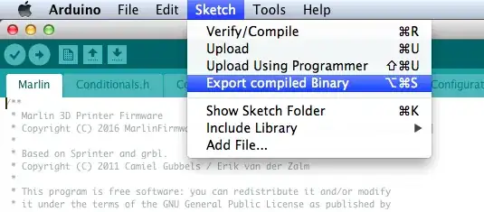 Export compiled Binary menu option Export compiled Binary menu option