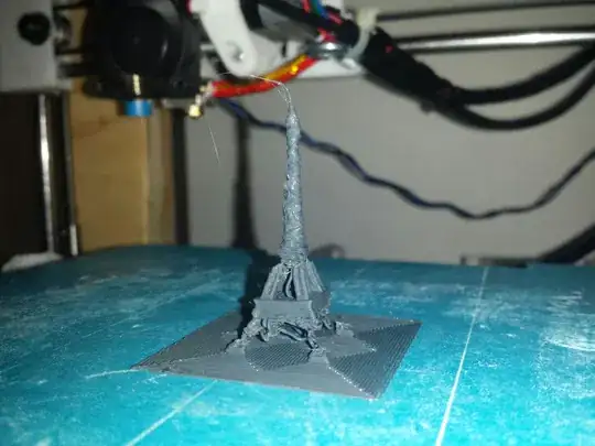 Photo of a 3D printed Eiffel Tower showing very bad print quality Photo of a 3D printed Eiffel Tower showing very bad print quality