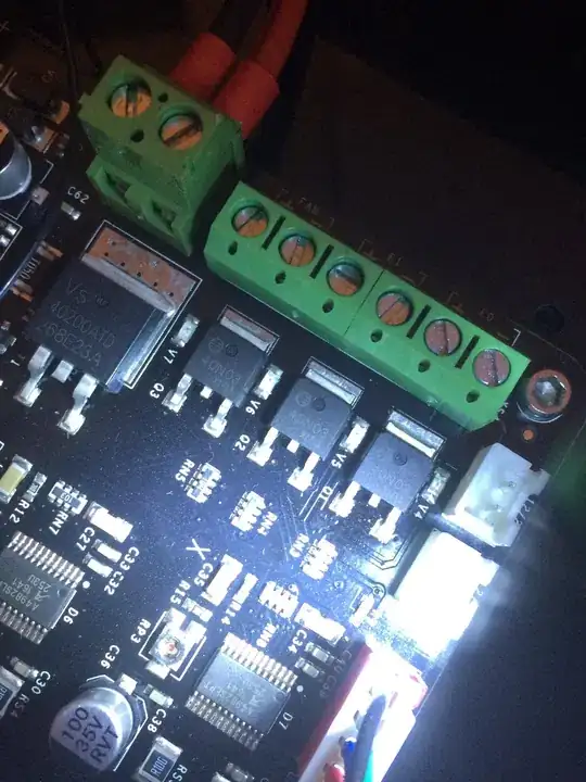 Damaged transistor associated with E0 (3rd one on the right) Damaged transistor associated with E0 (3rd one on the right)