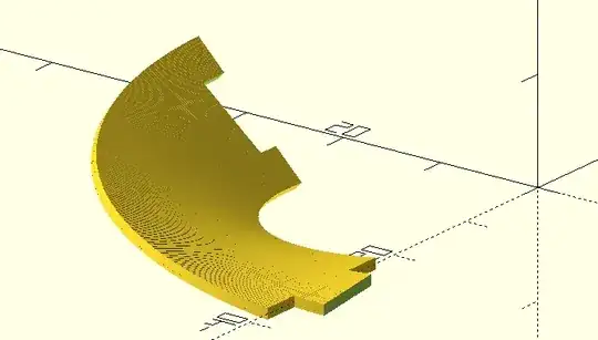 Quadrant 2 piece with tabs Quadrant 2 piece with tabs
