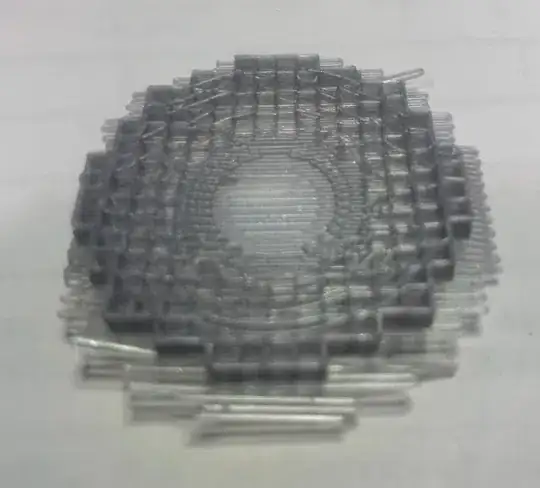 Example of Support Used On Small Print