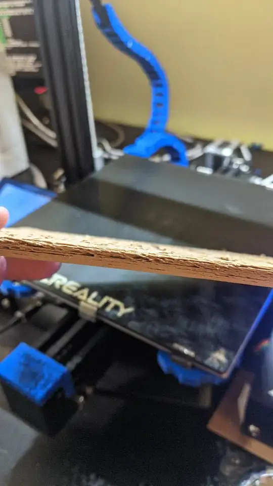 Layer degradation as print continues