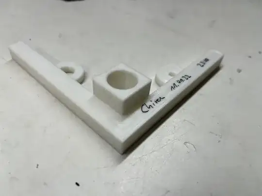 Photo of a calibration model with a different view Photo of a calibration model with a different view