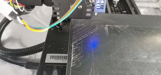 Photo of a 3D model printed with TPE filament failing at the edge Photo of a 3D model printed with TPE filament failing at the edge