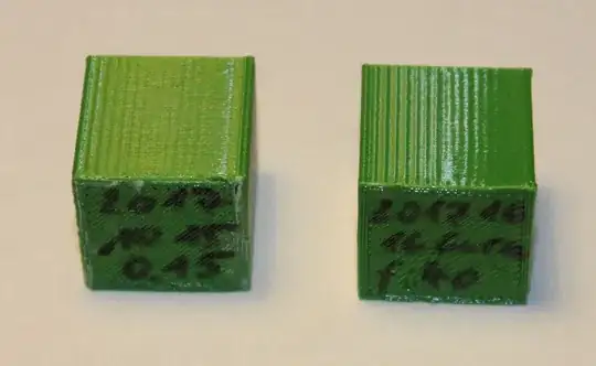 Left: Slic3er, right: Ultimaker Cura Left: Slic3er, right: Ultimaker Cura
