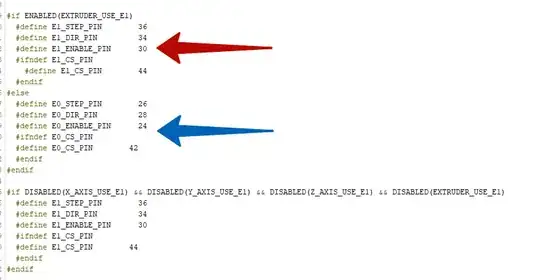 Screenshot of code snippet