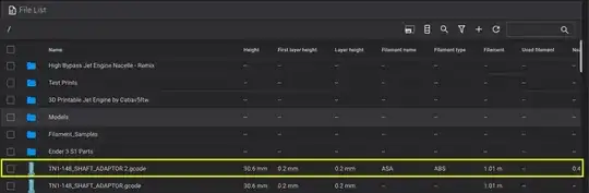 Screenshot of the left-hand portion of MoonRaker's File List Screenshot of the left-hand portion of MoonRaker's File List