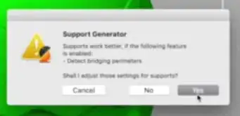 Click Yes in the dialog