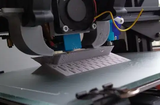 3D printer printing a model with errors 3D printer printing a model with errors