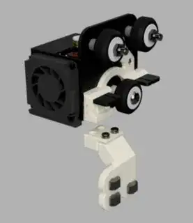 3D rendering of a KlackEnder bed leveling probe 3D rendering of a KlackEnder bed leveling probe