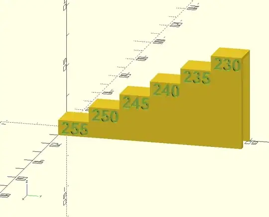 Heat tower front view Heat tower front view