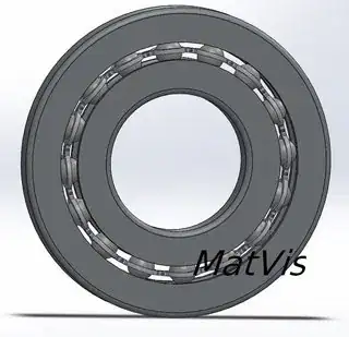 Caged deep-grooved ball bearing - MatVis