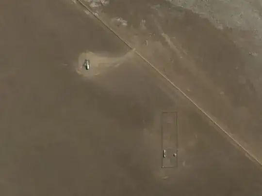 excerpt of Bing Maps aerial view