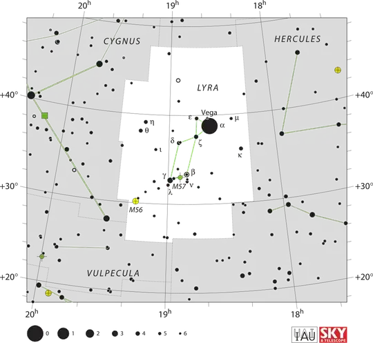 IAU Lyra chart