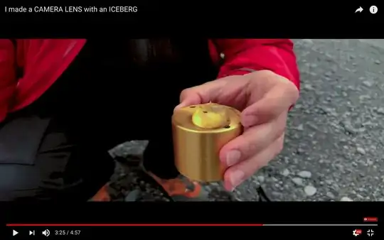 I made a CAMERA LENS with an ICEBERG, Mathieu Stern