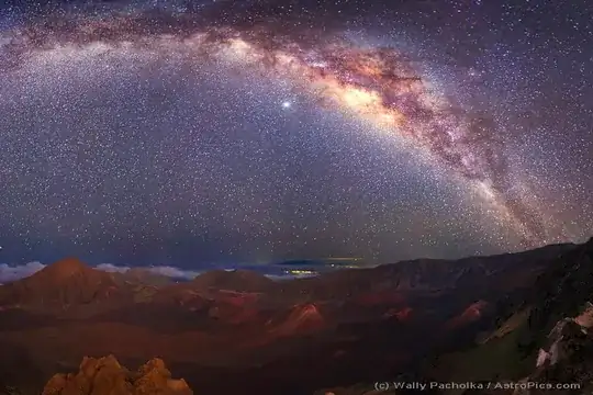 long exposure from Mauna Kea