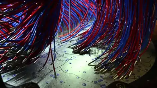 SDSS Plug Plate with cables