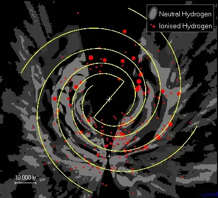 hydrogen map of the Galaxy