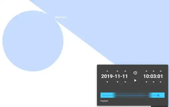 Stellarium Web visual calculation of 3rd contact time