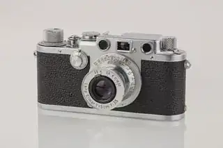 camera: Leica IIIf with flash synchronisation - Sn. 580566 - M39, 1951-52 - Mount: M39