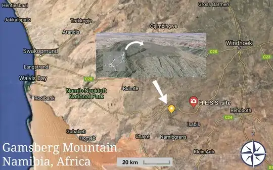 Gamsberg Mountain Namibia Africa