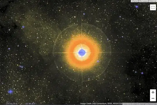 Object at 43.91785094791645 latitude, -223.85801669893698 longitude