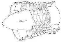 Figure 2, housing converges towards shaft.