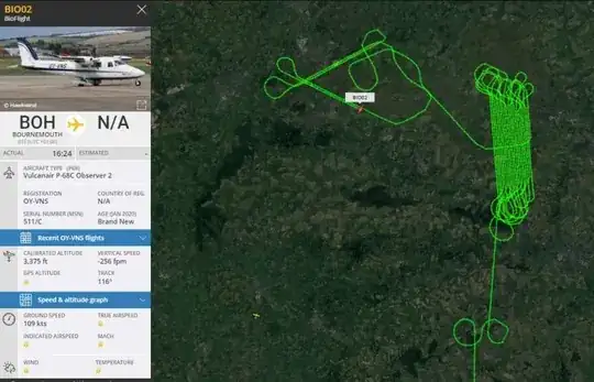 Flight track FlightRadar24