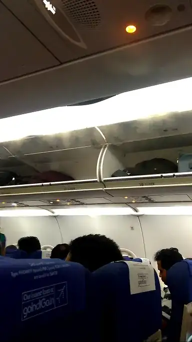 A picture from the flight