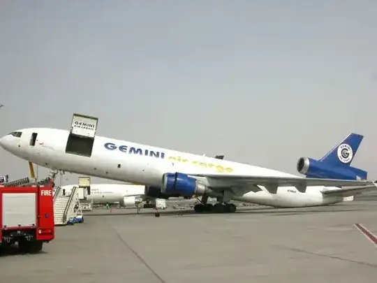 MD-11 after loading mistake