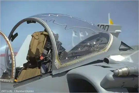 AV-8B Harrier II canopy