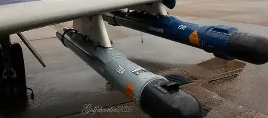 Falcon 20 (G-FRAR) pods, in 2010