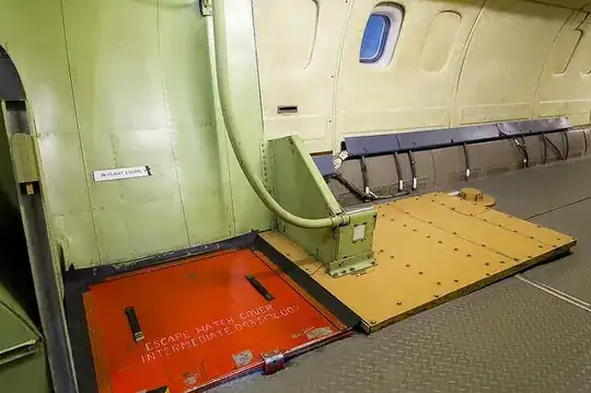 Concorde escape hatch